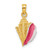 14k Textured and Enamel Conch Shell Pendant - K7-CC4B5A83-4899