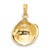 14K Textured Clam Shell Charm - K7-21F71B2A-6395