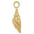 14K Textured Conch Shell Charm - K7-1B0F1DCE-6927
