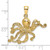 14K Textured Octopus Charm - K7-6BC188B4-7951