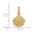 14K Textured Oyster Shell Charm - K7-A5C9E271-7475