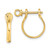 14k  3D Shackle Link Screw Earrings - TE-C10C2322-9951