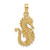 14K Textured Seahorse Charm - K7-7F6CF177-1578