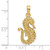 14K Textured Seahorse Charm - K7-7F6CF177-1578