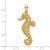 14K Textured Seahorse Charm - K7-E59866A7-4077