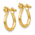 14k  3D Shackle Link Screw Earrings - TF-924CE576-1305
