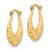 14k Textured Stamped Hoop Earrings - TL-C8799D30-7522