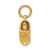 14k  3D Single Baby Shoe Charm