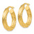 14k Textured Tube Hoop Earrings - TF-01D8A758-7629