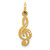 14k Treble Clef Charm - C4-C0EE91D6-6779