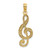 14K Treble Clef Charm - K3-ABB93E0A-7436