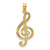 14K Treble Clef Charm - K8-8ADFFD18-2104