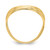 14K Triple Wave Fashion Thumb Ring