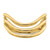 14K Triple Wave Fashion Thumb Ring