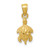 14K Turtle Pendant - K3-ECD56088-9567