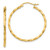 14k Twist Polished Hoop Earring - TC-33CE2B99-9822