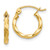 14k Twist Polished Hoop Earring - TC-AAEE3F1A-1929