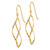 14K Twisted Dangle Earrings - TL-2EC59494-6811