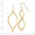 14k Twisted Drop Earrings