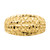 14K  D/C Quilted Pattern Dome Ring
