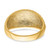 14K  D/C Quilted Pattern Dome Ring