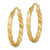 14K Twisted Satin Diamond-Cut Hoop Earrings - TF-4FF3DCC2-5179