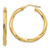 14K Twisted Textured Hoop Earrings - TH-8ED95DE8-3302