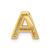 14K  Diamond Letter A Initial Charm