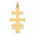 14k Two-tone Cara Vaca Crucifix Pendant - C1-362D8AE9-9798