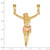 14k Two-tone Corpus Pendant
