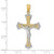 14k Two-tone Crucifix Pendant - C4-C8BA06A0-9948