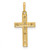 14K Two-tone Crucifix Pendant - YC-669BCAE3-2163