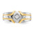 14k Two-tone Diamond Mens Ring - RM-7DAD443D-4056