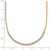 14K Two-tone Diamond-cut Beaded 18 inch Necklace