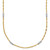 14K Two-tone Diamond-cut Chain and Mini Bar Links Fancy 18 inch Necklace