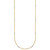 14K Two-tone Diamond-cut Chain and Mini Bar Links Fancy 18 inch Necklace