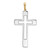 14k Two-tone Fancy Cross Pendant - K1-B56610B0-2578