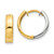 14k Two-tone Hinged Hoop Earrings - Y7-EC3E225A-5176