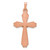 14k Two-tone Hollow Crucifix Pendant - XR-EA8EA085-1578
