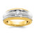 14k Two-tone IBGoodman Men's 1/3 carat Diamond Complete Ring - B6-E60AACB0-4787