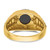 14k Two-tone IBGoodman Men's Onyx and 1/5 carat Diamond Complete Ring