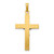 14k Two-tone INRI Hollow Crucifix Pendant - XR-57FD8C7A-1779