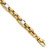 14k Two-tone Polished 5mm Fancy Link 7.5 inch Bracelet