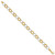 14K Two-Tone Polished 8mm Fancy Open Curb Link 7.5 inch Bracelet