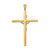 14k Two-Tone Polished Crucifix Pendant - K6-212721B0-2651