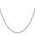14K  White Gold 20 inch 1.7mm Ropa with Lobster Clasp Chain