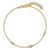 14K Two-Tone Polished Diamond-cut Round and Square Beaded 7 inch Bracelet with 1 inch Extension - DB-ED3A4DCD-7120
