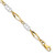 14k Two-Tone Polished Fancy Link 7 inch Bracelet