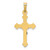14k Two-tone Polished INRI Crucifix Pendant - XR-146CB20D-9216