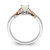14k Two-tone Polished Oval Opal & Diamond Ring
